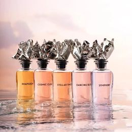 Diseñador Mujer Perfume 100 ml Fragancia Sinfonía / rapsodia / Nube cósmica / flor de danza / tiempos estelares Lady Body Mist Envío rápido de calidad superior
