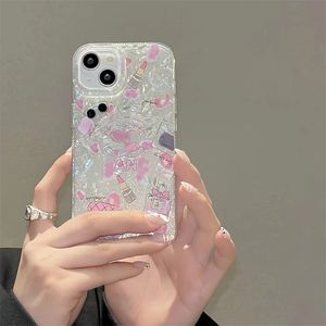 Designer Femmes Téléphone Cas Pour C IPhone 14 13 Designers Silicone Couverture D'impression Marque De Luxe Transparent Mobile Shell Protection Case Prints