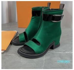 Zapato Martin para desfile de pasarela con cordones a la moda y plataforma de diseñador para mujer