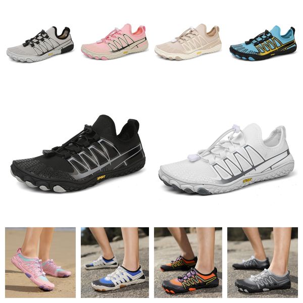 Diseñador Femenino Anti slip flotante Diving Five Finge Beach Shoe Men Women Wraking Wading Wading and River Tracing Zapatos