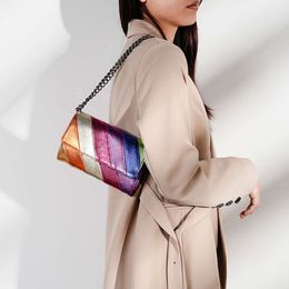 Designer Bag du sac pour femmes couleur couture en cuir sac crossbody sac d'oiseau doré sac d'oiseau sac pour femmes sac arc-en-ciel pour femme cyx042407