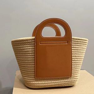 Designer Femme's Bags Totes Leisure Versatile Essential for Beach Vacation High Quality Woven Woven Hand Sac