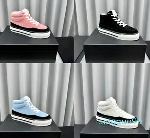 Designer dames casual schoenen merkschoenen sport dames Oxford schoenen trainingscoach hoge top wit roze luxueus