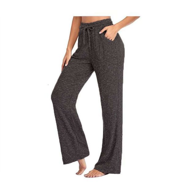 Ropa de diseñador para mujer nuevos pantalones de ocio Pantalones de yoga pantalones de secado rápido pantalones de pierna ancha para mujer pantalones negros de cintura alta legging de entrenamiento leggings con forma para mujerBW15