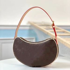 Designer Women S Designers Tassen Round Hoge kwaliteit gemaakt in echte lederen pochette croissant handtassen