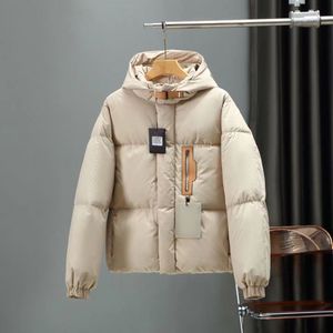 Designer Veste en duvet pour femmes avec marque de luxe à capuche double face épaissie de couleur chaude épaissie couleur décontractée de mode de mode à la mode