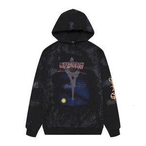 Designer damesjassen 23ss hoge versie B familie herfst unisex paar stijl donkere nacht ijzeren toren omgekeerde mode hoodie 67G2