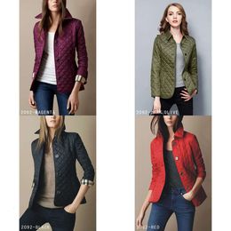 Designer Vestes pour femmes Vestes d'automne d'automne mode Coton Slim Jacket Plug Taille xxxl