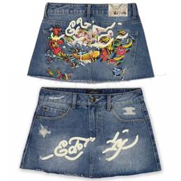 Designer jean pour femmes alphabet floral imprimé harajuku vintage gothique large jambe lâche jeans sage