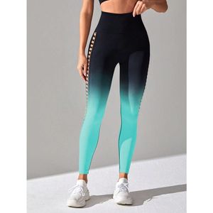 Pantalon de femme designer pantalon élastique pantalon de yoga de couleur unie