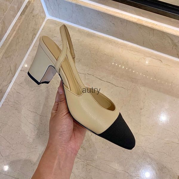Sandalias para mujeres de diseñador zapatos planos de tacón alto de la marca de lujo de lujo original de ventas calientes sandalias de vestir talla 35-41