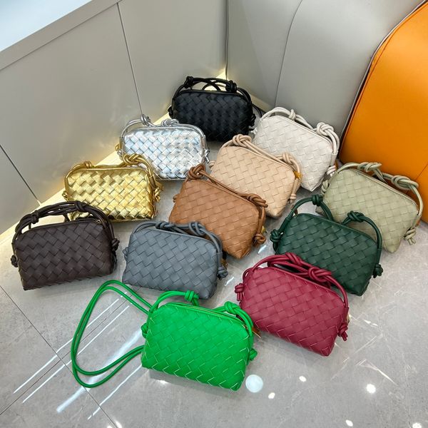 Sac à bandoulière pour femmes de créateur marque de luxe sac tissé haut de gamme mode décontracté petit sac carré sac à bandoulière de haute qualité 2023 nouveau chaud