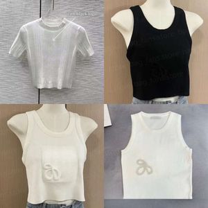 Designer dames mouwloos vest gebreide t-shirt mode-tanktop sportvesten voor dames sml 20966 s