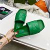 Designer Women's Slippers Fashion en cuir sandales EVA PLATFINES CONCUT￉E SECHERADE Resort Beach Chaussures 35-44 avec bo￮te