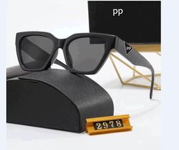 PPDDA – lunettes de soleil de styliste pour femmes et hommes, unisexe, pour voyage en plein air, carrées à grande monture, UV400