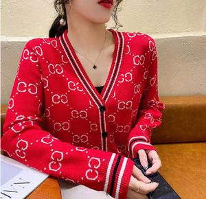 Diseñador Suéteres para mujer Ropa de lujo Suéter para mujer para mujer Suéteres de diseñador Punto casual Color de contraste Manga larga Moda de otoño Marca Top EFCZ