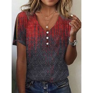 T-shirt pour femme de styliste Style ethnique Positionnement Imprimé Haut à manches courtes pour femmes Hauts en mousseline Léopard Plus la taille des femmes d'été hauts chemisiers Blouse soieD8KL