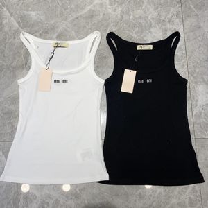 Designer Tanks pour femmes Été nouveau gilet camisole lettre filetée slim fit