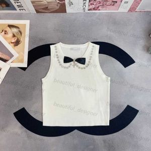 Designer dames t -shirt Franse boog pure verlangen gebreide tanktop voor dames zomer uit het dames ontwerp met een klein en kleine slanke mouwloze top met buitenkleding riemen