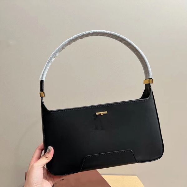 Diseñador de bolsos para las axilas de las mujeres Bolso de hombro de lujo Bolso de cuero negro Monedero de cuero para mujeres Bolsos hobo Bolso de embrague de dama Bolsos de moda femenina de alta calidad B