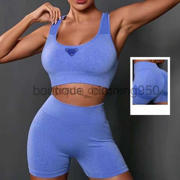 Designer Femme's Yoga Tracksuits sexy set Femme Femme High Wist Pantpush Up Leggings Fitness Gym Vêtements Collons Sports Sports Bras BB7352