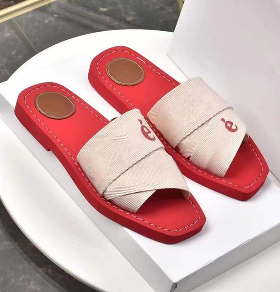 Designer Women Sandals toboggan design avec boîte à fleurs correcte Dust Bag Chaussures imprimé serpent Slide Summer Wide Flat Sandal Slipper Taille 35-42