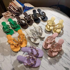 Designer Vrouwen sandalen Mode strand Sandaal Platte Slides Slippers Geweven slippers Vrouw Ontwerpers silde met doos Maat 35-41