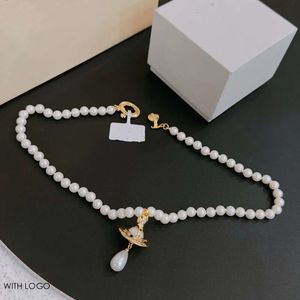 Designer Women Saturn Pearl viviane choker hanger keten kristal gouden ketting sieraden westwood acce