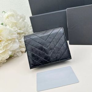 Designer femmes court portefeuille en cuir pochette porte-monnaie porte-monnaie porte-cartes