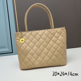 Sac à bandoulière de styliste pour femmes, sac Caviar en cuir de veau, médaillon, poignée supérieure, sac à main de luxe avec chaîne, sacs à bandoulière en velours