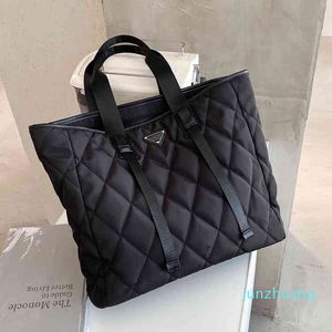 Diseñador: bolso de hombro para mujer, tela de nylon de moda, bolso portátil Lingge, bolso de mano, bolsos de moda para mujer