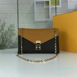 Ontwerper -Vrouwen schoudertas handtas ketting originele doos serienummer datum code portemonnee cross body messenger mode