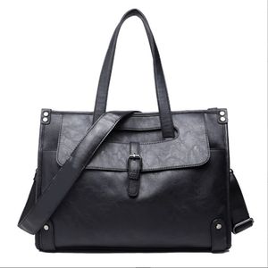 Designer Vrouwen Schouder Aktentas Lederen Designer Handtas Business Laptoptas Messenger Bags Totes Herenbagage