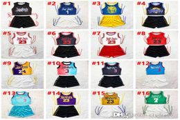 Designer Women Sports Tracks Peaks Two -Piece Set Basketball Baby Outfits Fashion Short Suit Mouwloze letter Afdrukken Vestbroek Joggi5820090