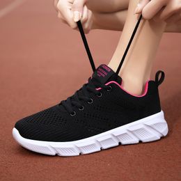 Diseñador mujer primavera transpirable zapatos para correr negro púrpura negro rosa rojo para mujer zapatillas deportivas al aire libre Color41