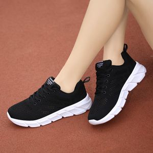 Designer femmes printemps respirant chaussures de course noir violet noir rose rouge femmes baskets de sport en plein air Color52