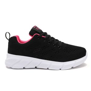 Designer vrouwen lente ademende hardloopschoenen zwart paars zwart rose rode dames buiten sport sneakers color140