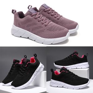 Designer femmes printemps respirant chaussures de course noir violet noir rose rouge femmes baskets de sport en plein air Color146