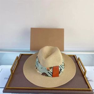 Designer Women Straw Hat Fashion veelzijdige rand hoeden