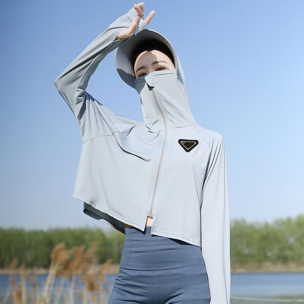 Designer femmes crème solaire vêtements crème solaire Bomber veste vêtements d'extérieur manteau mode décontracté manteaux de rue