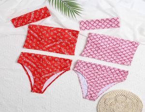 Designer Femmes MAINTENANT DE MAISON TEXTILES SEXY SEXE Girls Bathing Fissure Summer Sweetwear Beach Bikinis Set Letter BodySity Swim Clothing 3174146