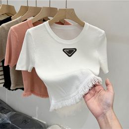 Designer Women T Shirt Trend Classic European American Top Popular Cotton Fabric Printing Comfortabele T-shirts Aziatische maat