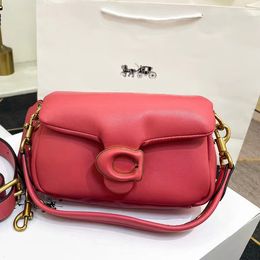 Designer Women Tabby Designer Messenger Sacs Luxury Tote Handbag en cuir Baguette Mirror Mirror Quality Square Crossbody Hobo Fashion Bag5