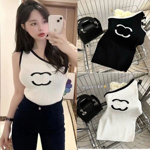 Designer Femmes Tob Top Broiderie Logo Crops Crops Advanced Fashion C Letter Graphic Logo Tops Summer Sports Titecs Tited Tanks Womens Vest T-Shirts Tees Pullover Shirts