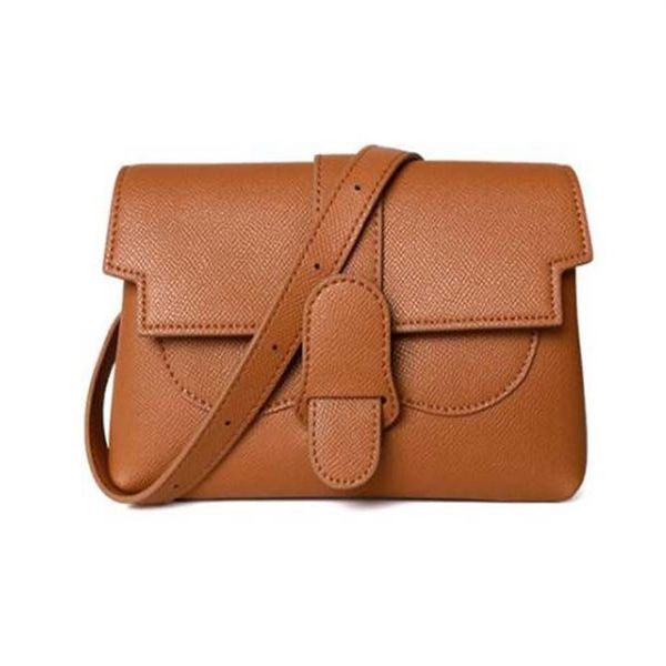 Designer- Femmes Les multiples façons Sac de ceinture convertible en cuir véritable Sing Sac à bandoulière pour Girls327U