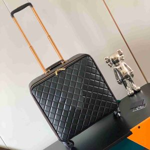 Designer dames reistassen koffer 16 10A Luxe merkkoffer gepersonaliseerde aanpasbare initiële Streeppatroon Klassieke bagage