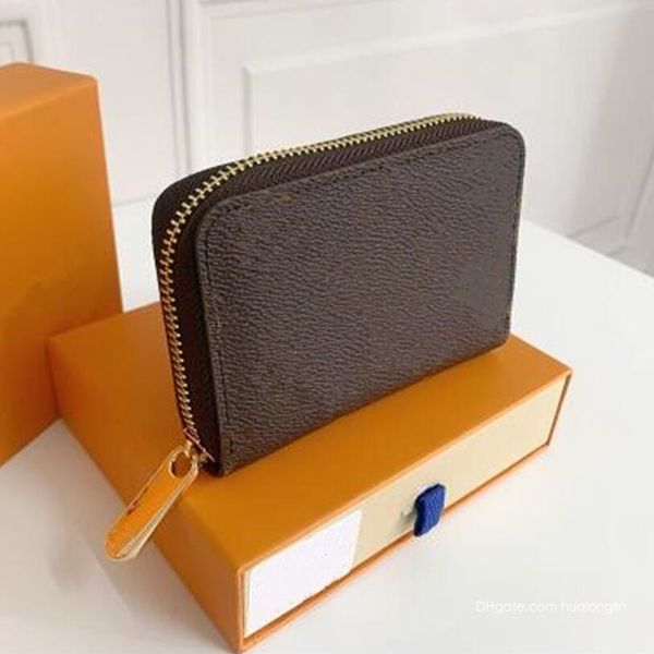 Portefeuille femme design avec boîte porte-cartes sac à main mode de luxe remise en gros livraison gratuite avec fleurs lettres code de série