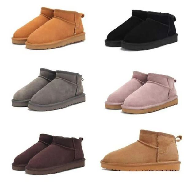 Designer Femmes Bottes chaudes Enfants Cheville Mini bottes de neige Fourrure en peluche Garder des bottes au chaud Australie Semelle souple Chaussures décontractées confortables Beaux cadeaux Filles Garçons Chaussures