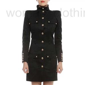 Designer Women Winter Coats Trench for Polyester Cashmere Wind Breaker Size S-L M15Z