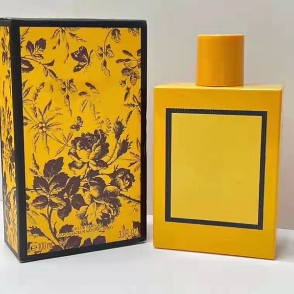 Diseñador Mujer Fragancia floral amarilla BLOOM PROPUMO DI FIOri 100ml buen olor mucho tiempo dejando fragancia corporal nave rápida